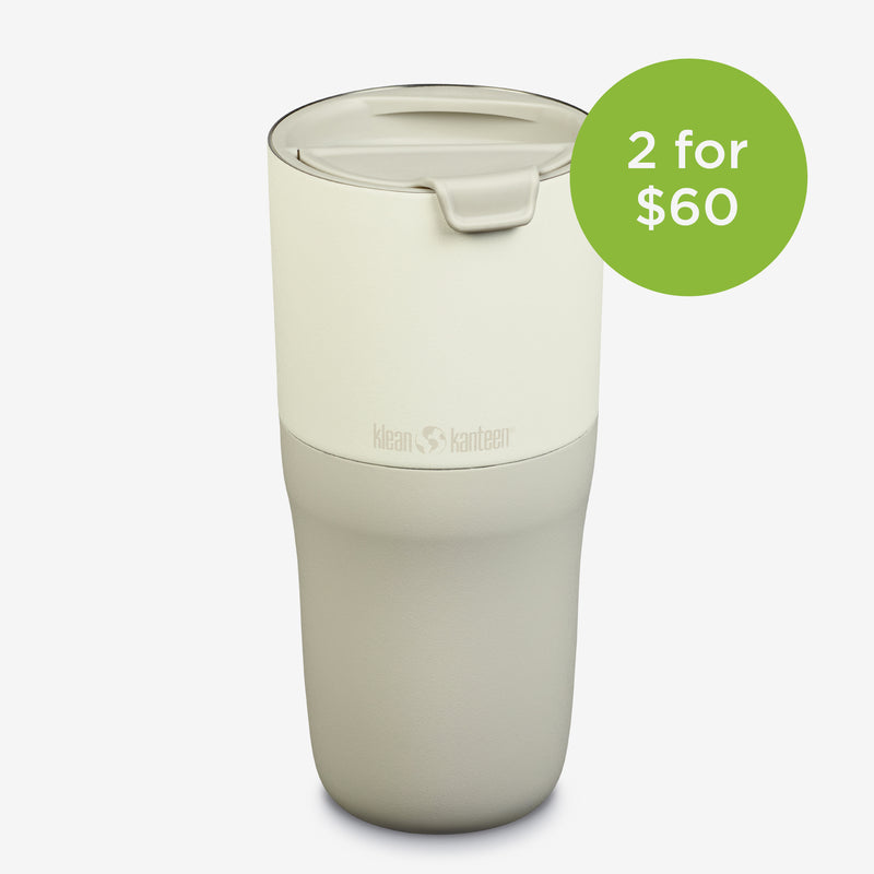 26oz Insulated Tumbler - 2 for $60 - Tofu white color