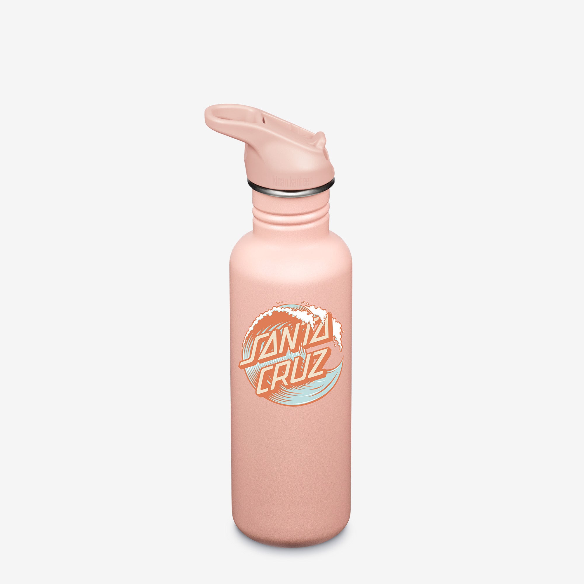 Steel Water Bottle w/ Straw, Santa Cruz, 27oz Classic | Klean Kanteen