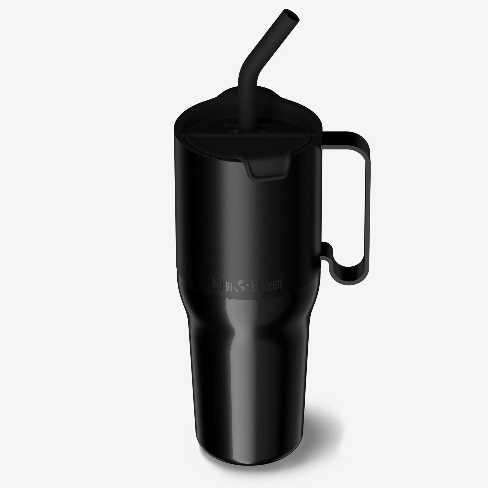 36oz Tumbler with Straw Lid - Black