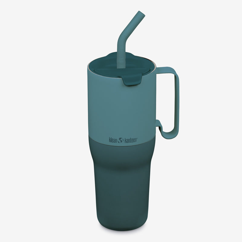 36oz Tumbler with Straw Lid - Brittany Blue