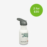 12oz Kid's Water Bottle - Dino Skate design - 2 for $30