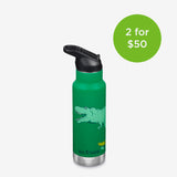 12oz Kid's Insulated Water Bottle - Dino Skate graphic - 2 for $50