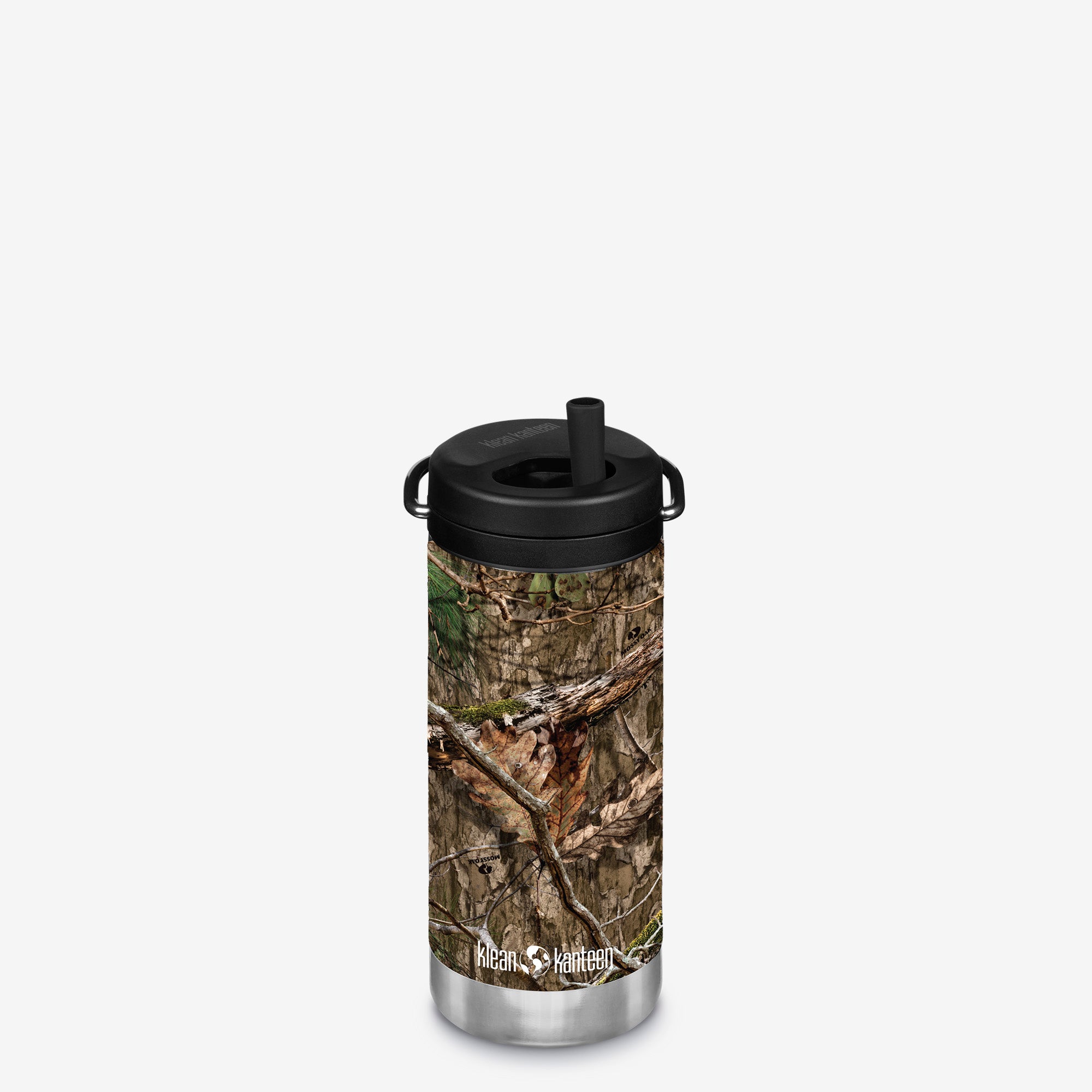 12oz Insulated Water Bottle with Straw Lid - Mossy Oak Camo - Country DNA
