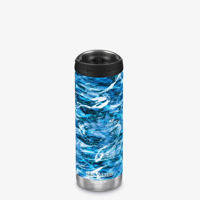 16oz Tumbler - Mossy Oak water pattern - Nautical