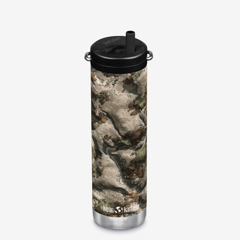 20oz Insulated Water Bottle with Twist Cap - Mossy Oak Camo - Terra Gila