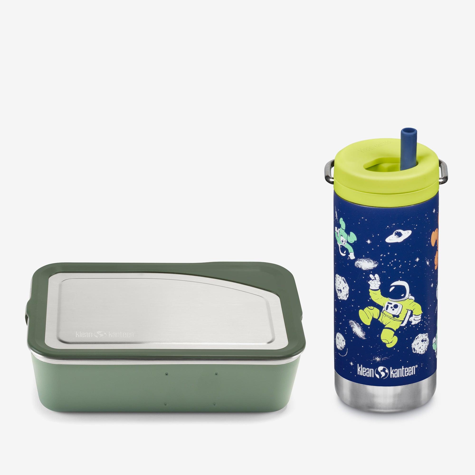 弁当箱・水筒 supreme 2016ss Klean kanteen Kid's Lunch Box and Water Bottle Set, Stainless Steel | Klean Kanteen