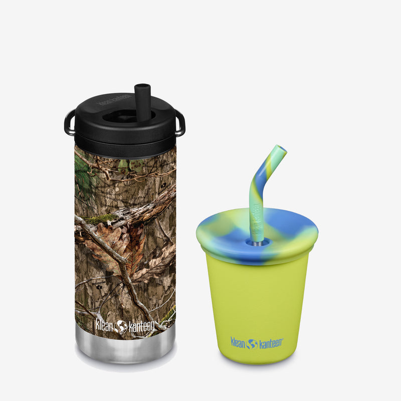 Kid's Sippy Cup and Wide Water Bottle Set