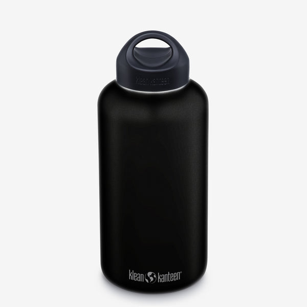 Wide Mouth Water Bottle 64oz - Black