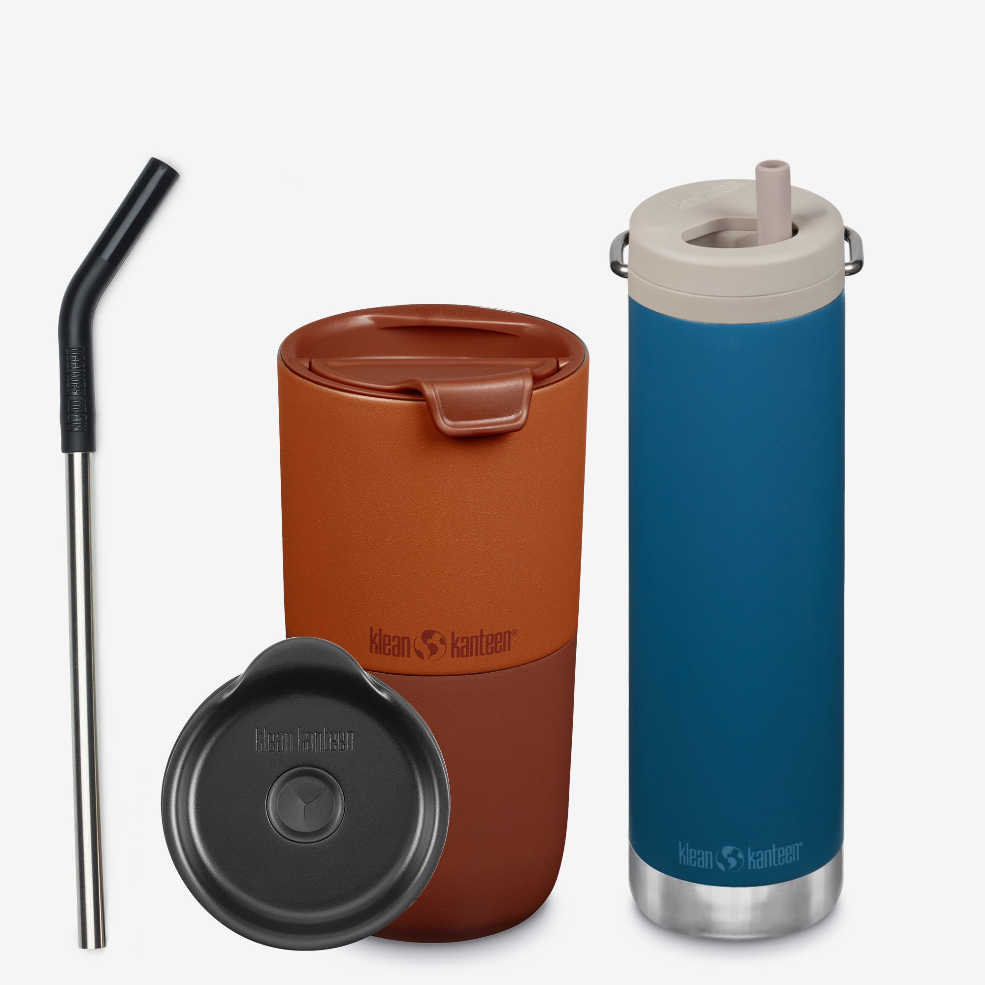stacking cups/Helios 保温ボトル/Klean kanteen Smoothie Kit: Insulated Bottle, Tumbler, Straw Set | Klean Kanteen