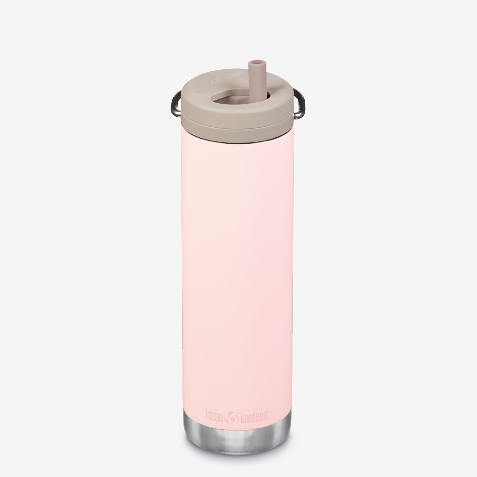 20 oz Insulated Bottle with Straw Cap - Heavenly Pink