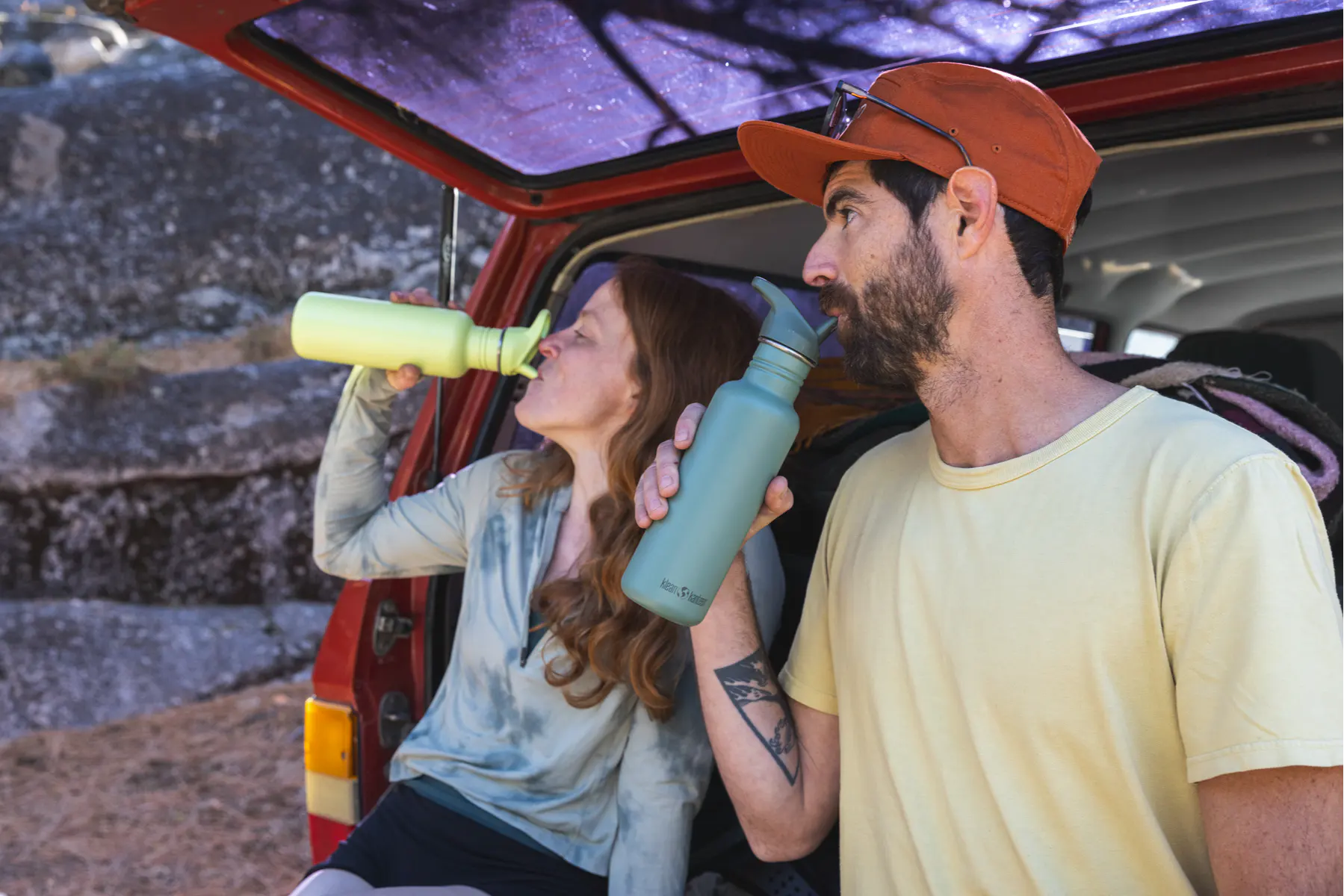 Flip Seal Sport Cap with Steel Straw | Klean Kanteen