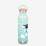 Insulated Water Bottle - Snow Graphic - 20oz