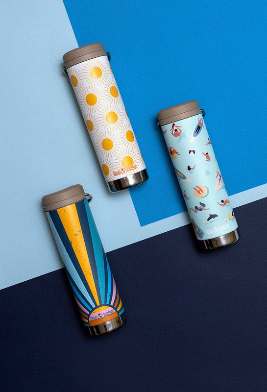 Summer Vibes graphics bottles