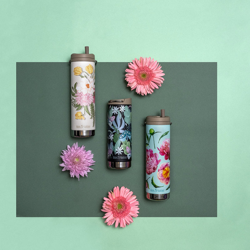 Mother's Day graphic flower bottles
