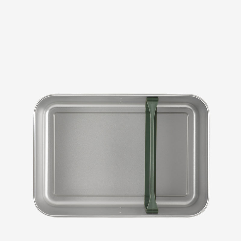 55 oz Steel Lunch Box - Big Meal - Sea Spray color - nested with divider
