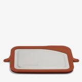 34 oz Steel Lunch Box - Meal - autumn glaze color - lid