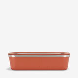 34 oz Steel Lunch Box - Meal - autumn glaze color - side view
