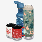 Winter and holiday seasonal graphic  tumblers and mugs - 4 options