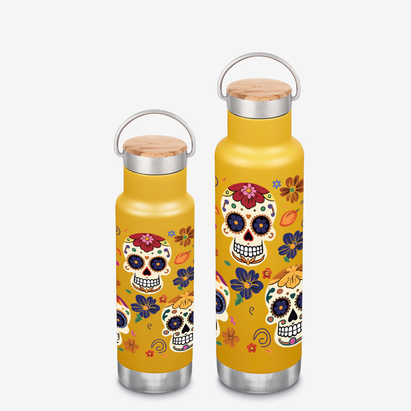 Halloween Water Bottles with Skulls