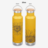 Sunflower Graphics Water Bottle - 20oz - Both Sides