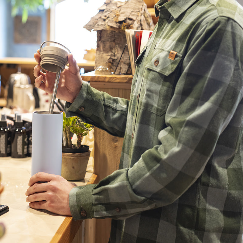 BR×KK Insulated Classic Narrow 20oz WDS Insulated Water Bottle - TKWide 20 oz with Steel Straw | Klean Kanteen