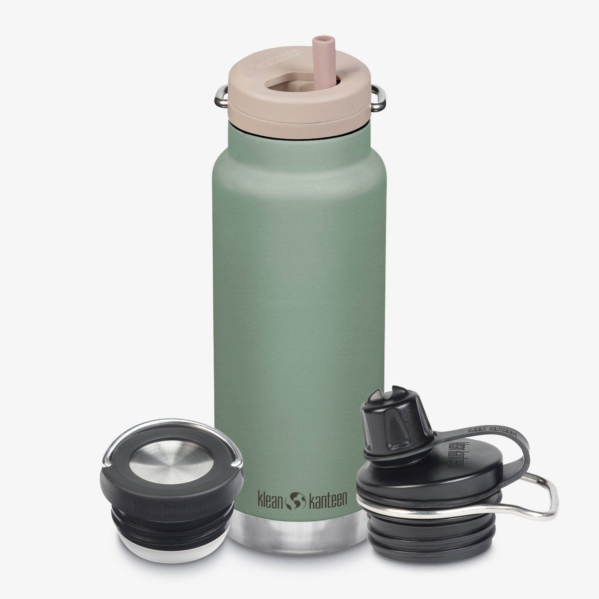 Insulated Water Bottle Bundle, 32oz TKWide with 3 caps | Klean Kanteen