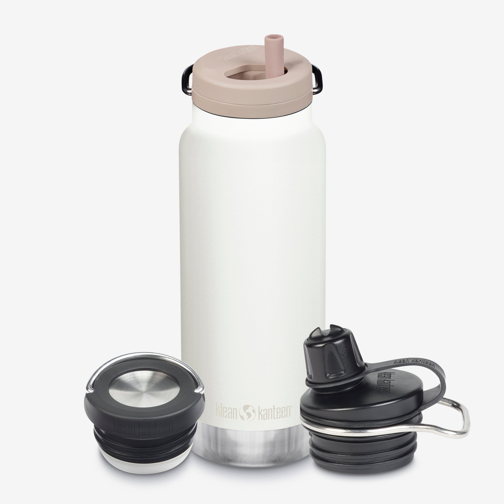 Insulated Water Bottle Bundle, 32oz TKWide with 3 caps | Klean Kanteen