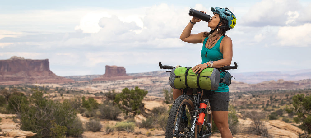 Wide Mouth Steel Water Bottle - Mountain Biking