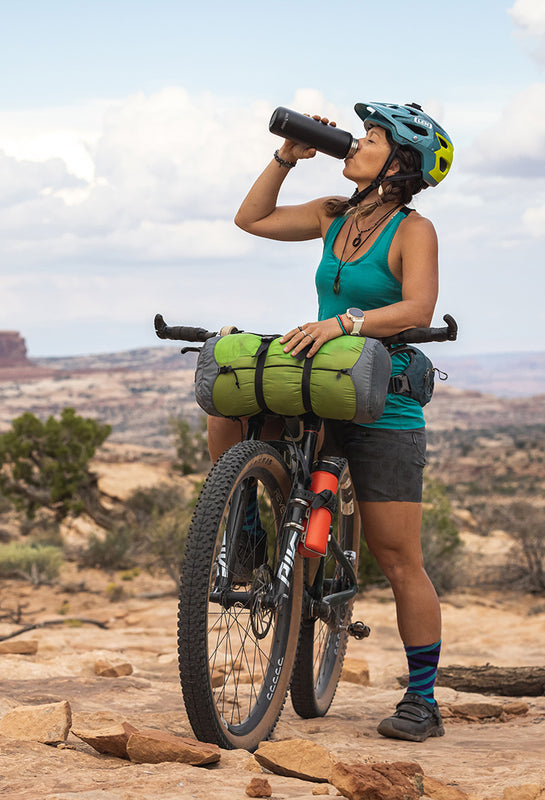 Wide Mouth Steel Water Bottle - Mountain Biking