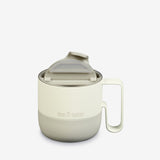 14oz Coffee Mug - Tofu with lid up