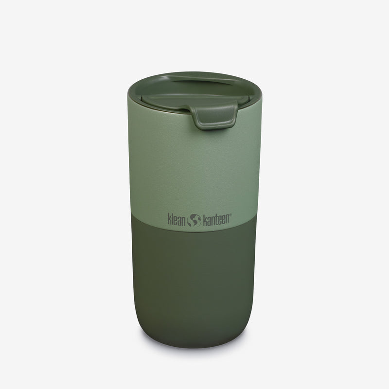 Get To-Go 16 oz. Green Plastic Reusable Tumbler - 24/Case