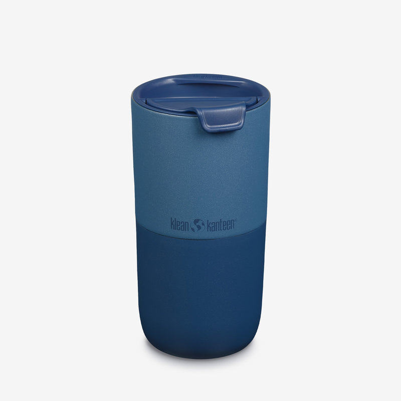 Klean Kanteen 16 oz TKWide Insulated Tumbler with Café Cap-Real Teal Blue -  Walla Walla Roastery