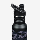 Klean Classic 18 oz Water Bottle - Black Camo Design