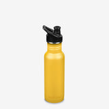 18 oz Water Bottle - Old Gold yellow