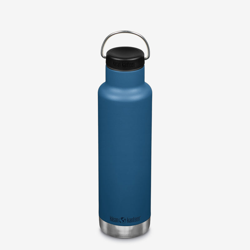 Insulated 20oz Water Bottle - Real Teal Blue