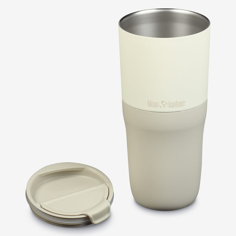 Reusable Iced Coffee Cup (16 Oz/grande), Leak Proof and Double Wall Insulated Iced Coffee Tumbler, Come with Reusable Plastic and Metal Straws and Str