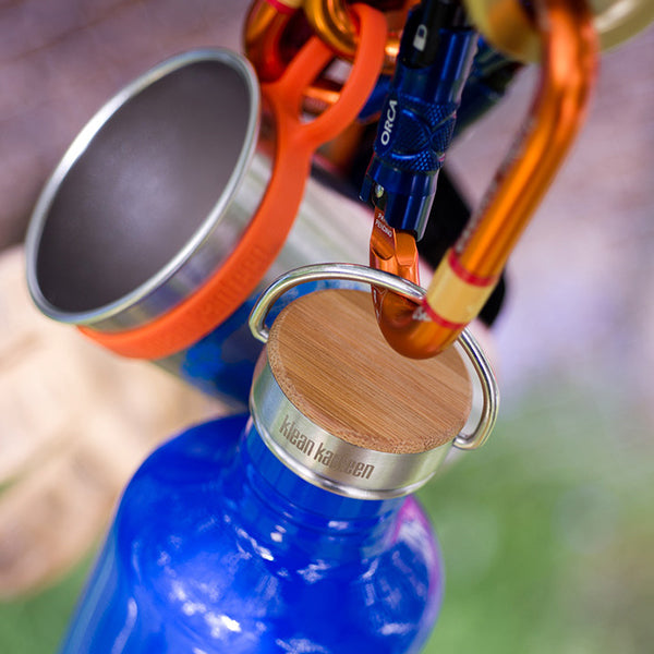 Klean Kanteen Classic Caps: Stainless Unibody Bamboo Cap