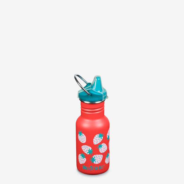 Kids Stainless Steel Water Bottle - Leak Proof with Flip Top Sports Cap & Straw - Toddler Child Friendly Cup