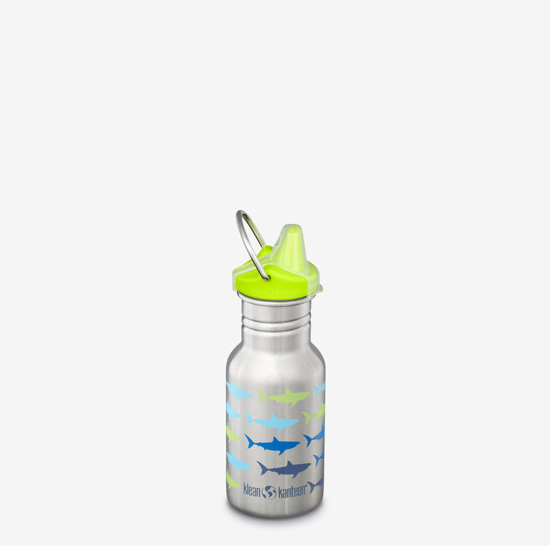 12 oz Kids' Sippy Water Bottle - Sharks design