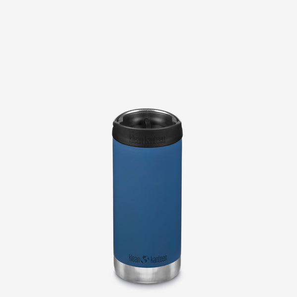 12 oz Insulated Coffee Tumbler and Bottle - Real Teal blue