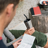 Steel Straw and Tumbler