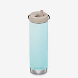 20 oz Insulated Bottle with Straw Cap - Blue Tint