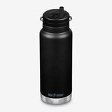 32 oz Water Bottle with Straw - Black