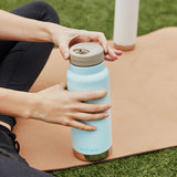 Steel Water Bottle with Straw Lid