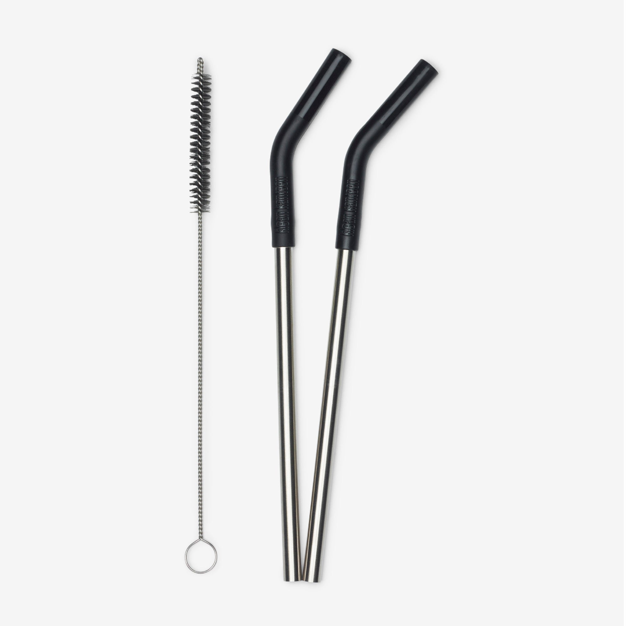 Recycled Stainless Steel Straws, 2 Pack Set Klean Kanteen
