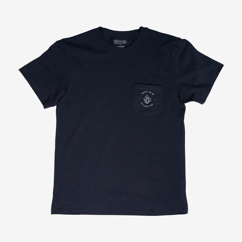 Klean Men's Pocket T-Shirt - Protect the Seas