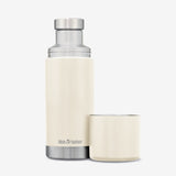 25 oz Insulated Thermos - White - Front View