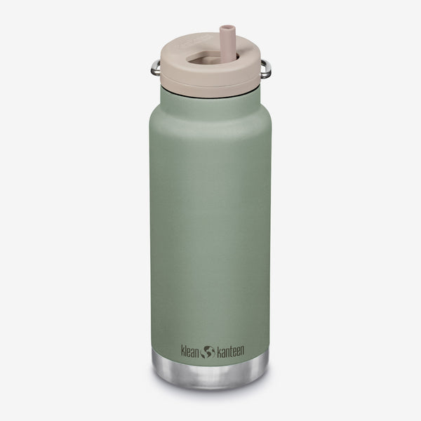 Insulated Water Bottle - TKWide 32 oz with Steel Straw | Klean Kanteen