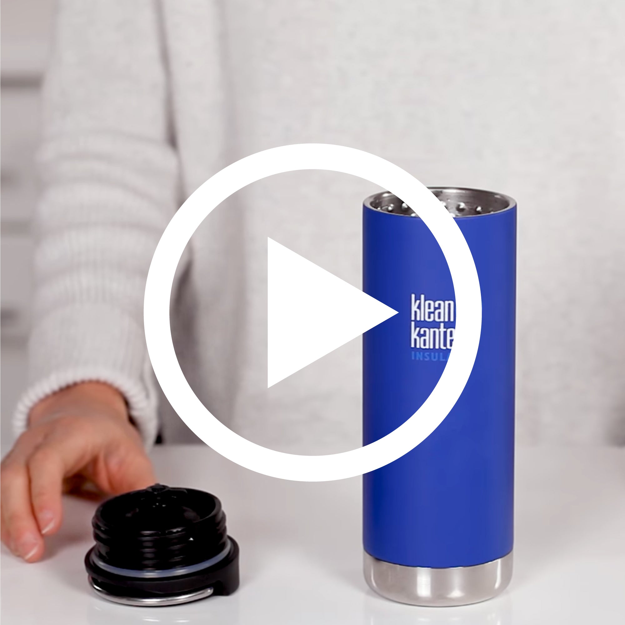 Insulated Water Bottle - TKWide 64oz with Loop Cap | Klean Kanteen