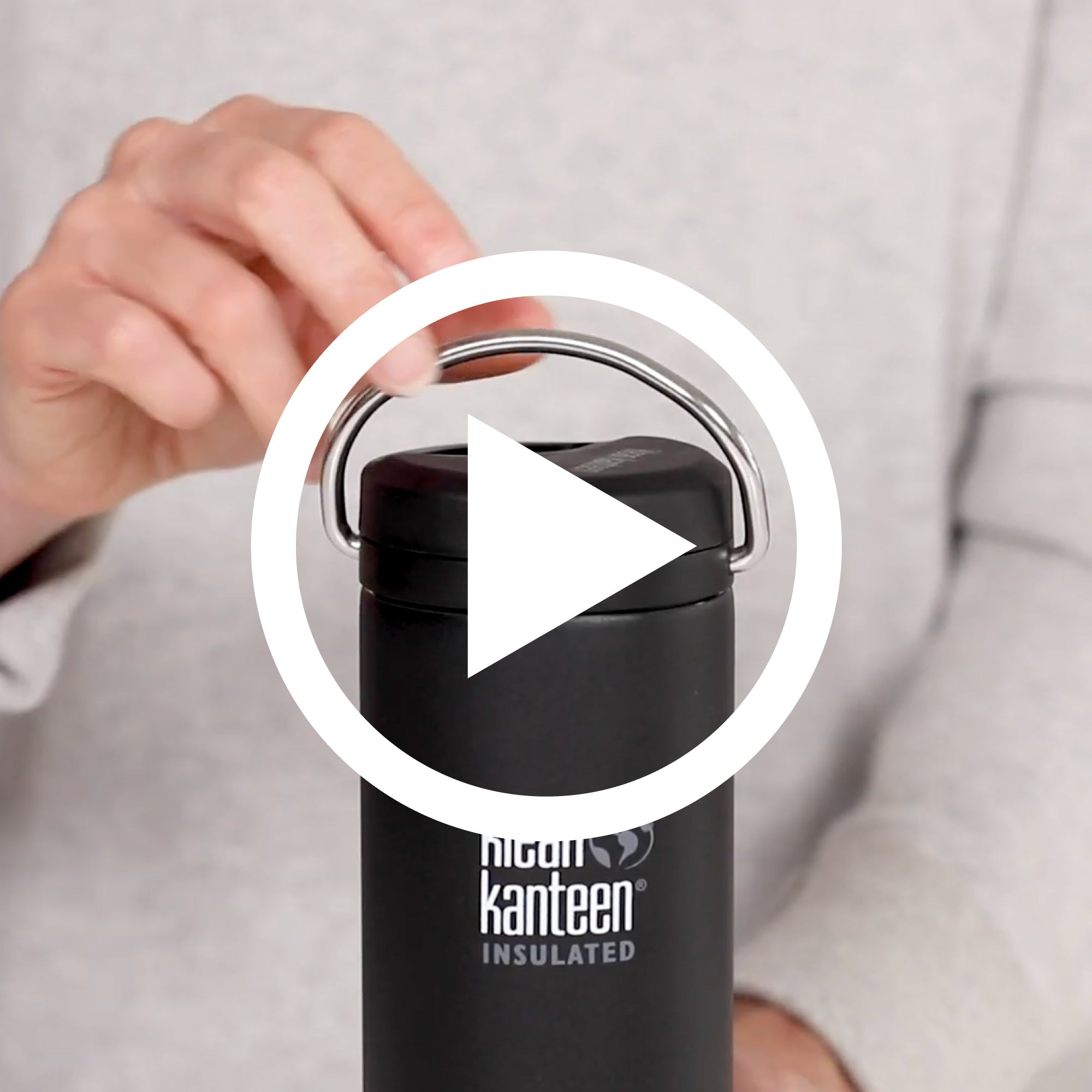 Insulated Water Bottle - TKWide 20 oz with Steel Straw | Klean Kanteen
